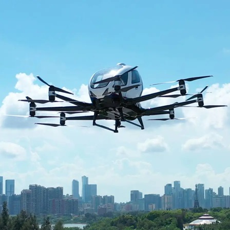China inaugura la era de los taxis voladores autónomos